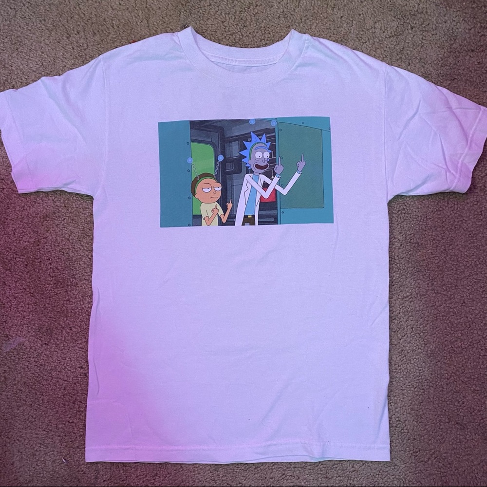 Rick and Morty Adult Swim T Shirt Unisex Small
